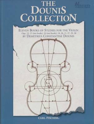 Carl Fischer - The Dounis Collection: Eleven Books of Studies for the Violin - Book (Spiral Bound)