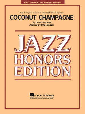 Hal Leonard - Coconut Champagne - Di Blasio/Lowden - Jazz Ensemble - Gr. 4-6