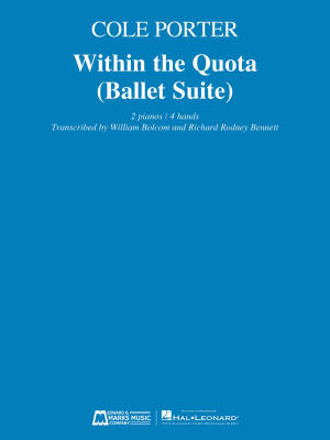 Edward B. Marks - Within the Quota (Ballet Suite) - Porter/Bennett/Bolcom - Piano Duet (2 Pianos, 4 Hands)