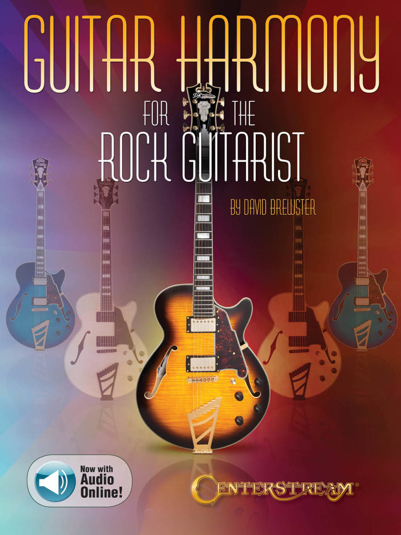Guitar Harmony for the Rock Guitarist - Brewster - Book/Audio Online