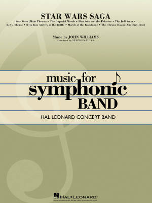 Hal Leonard - Star Wars Saga - Williams/Bulla - Concert Band - Gr. 4
