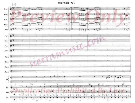 Blue Five Jive - Carter - Jazz Ensemble - Gr. 4