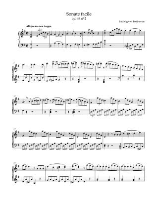 Two Sonatas for Pianoforte in G minor, G major op. 49 - Beethoven/Del Mar - Piano - Book