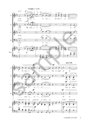 Sing, Glory! - Sheppard - SATB