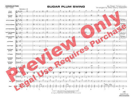 Sugar Plum Swing - Tchaikovsky/Story - Jazz Ensemble - Gr. 1