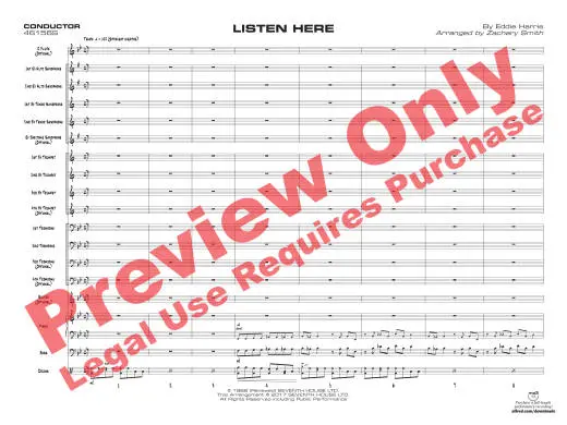Listen Here - Harris/Smith - Jazz Ensemble - Gr. 2