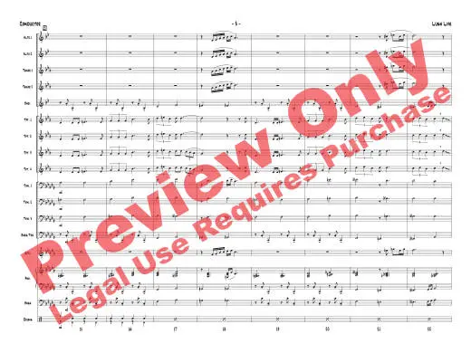 Lush Life - Strayhorn/Kamuf - Jazz Ensemble - Gr. 3.5