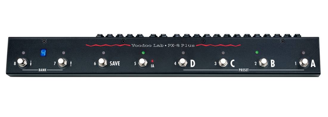 Voodoo Lab PX-8 Plus Programmable 8 Loop Pedal Switcher | Long 