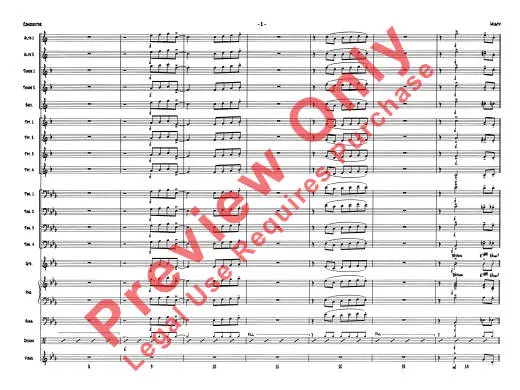 Misty - Garner/Mantooth - Jazz Ensemble - Gr. 3