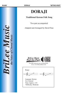 BriLee Music Publishing - Doraji (Bellflowers) - Traditional/Teas - 2pt
