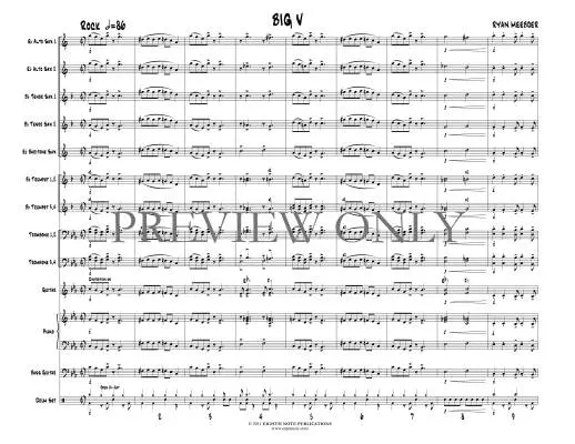 Big V - Meeboer - Jazz Ensemble - Gr. Easy-Medium