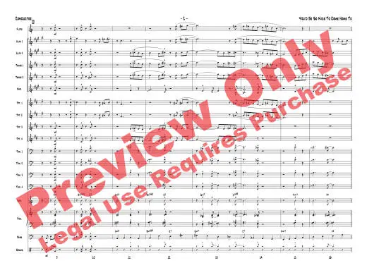 You\'d Be So Nice to Come Home To (From Something to Shout About) - Porter/Baker - Jazz Ensemble - Gr. 2