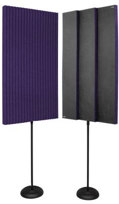 Auralex - ProMAX V2 Acoustic Panels w/Floor Stands - Purple