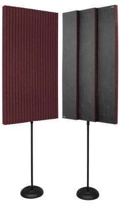Auralex - ProMAX V2 Acoustic Panels w/Floor Stands - Burgundy