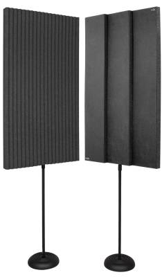 Auralex - ProMAX V2 Acoustic Panels w/Floor Stands - Charcoal