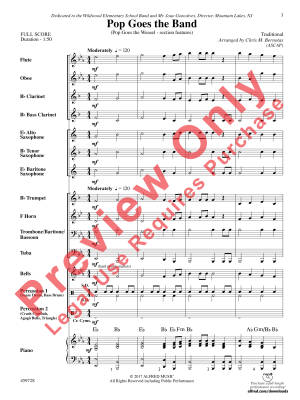 Pop Goes the Band - Bernotas - Concert Band - Gr. 0.5