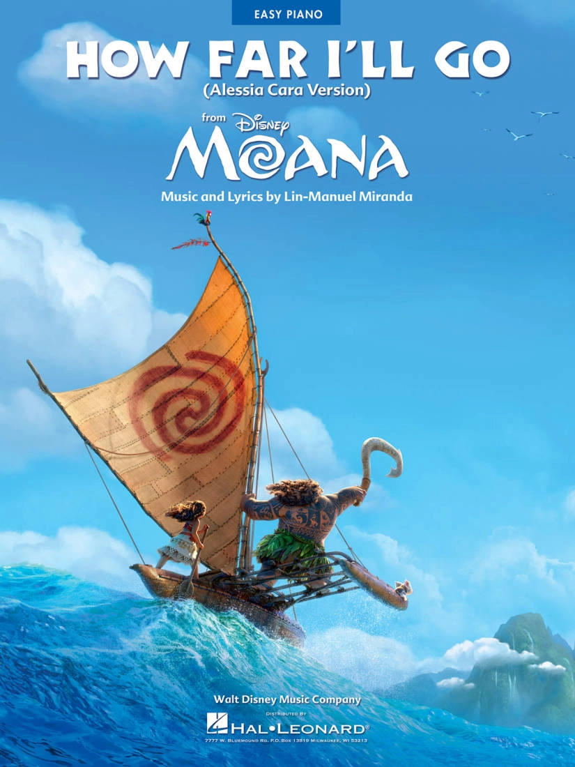 How Far I\'ll Go (from Moana) - Miranda - Easy Piano