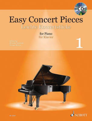 Schott - Easy Concert Pieces: 50 Easy Pieces from 5 Centuries, Volume 1 - Twelsiek/Mohrs - Piano - Book/CD