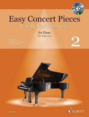 Schott - Easy Concert Pieces: 48 Easy Pieces from 5 Centuries, Volume 2 - Twelsiek/Mohrs - Piano - Book/CD