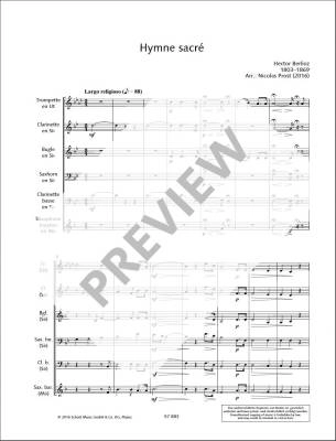 Hymn Sacre - Berlioz/Prost - Wind Sextet - Score/Parts