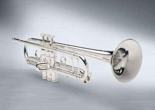 TRQ10S Bb Trumpet, .459 Bore, Silver Plated w/Case
