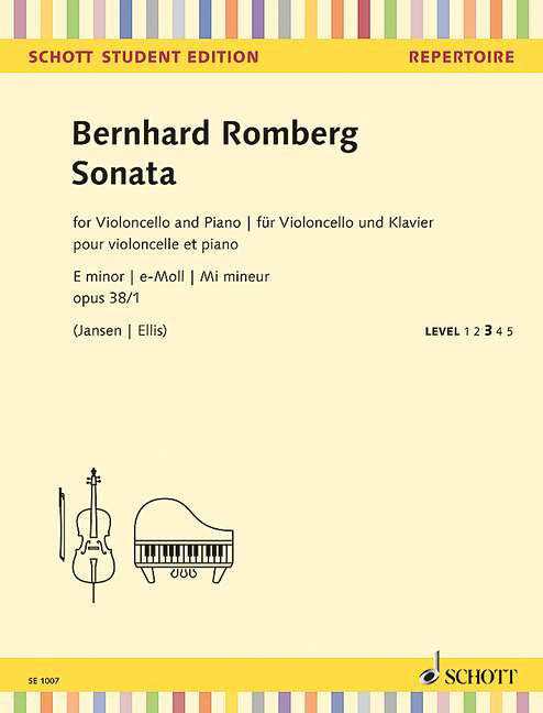 Sonata E Minor, Op. 38/1 - Romberg/Jansen/Ellis - Cello/Piano