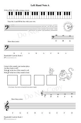 Pianokids Activity Book 1 - Gummer/Gummer - Piano - Book