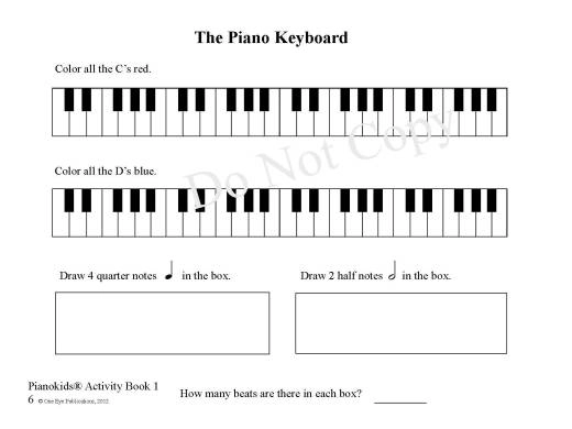 Pianokids Activity Book 1 - Gummer/Gummer - Piano - Book