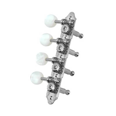 309 Series Vintage 4+4 Mandolin Machine Heads - Nickel