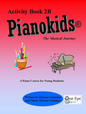One Eye Publications - Pianokids Activity Book 2B - Gummer/Gummer - Piano - Book