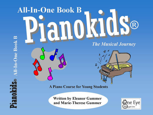 One Eye Publications - Pianokids All-In-One Book 1B - Gummer/Gummer - Piano - Book