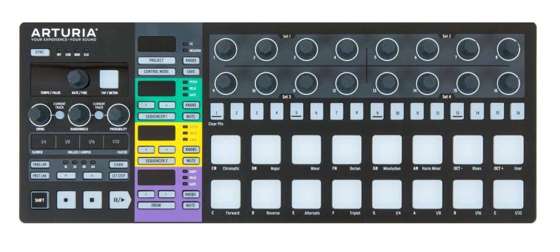 BeatStep Pro Pad Controller and Sequencer - Limited Edition Black
