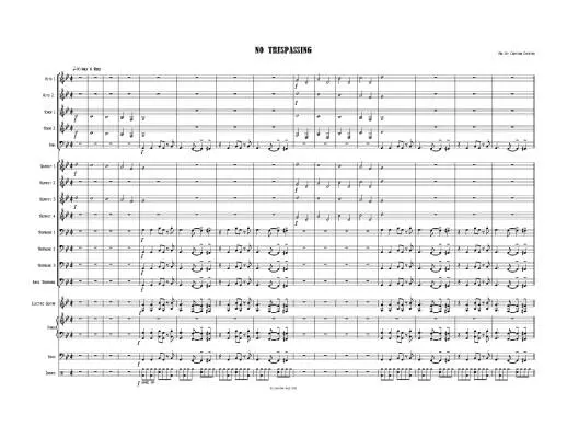 No Trespassing - Overton - Jazz Ensemble - Gr. 2
