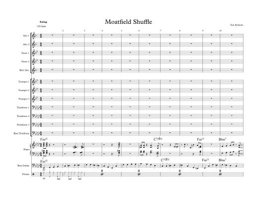 Moatfield Shuffle - Richards - Jazz Ensemble - Gr. 1