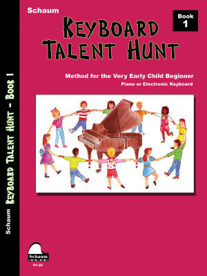 Keyboard Talent Hunt: Book 1 - Pre-Primer Level - Schaum - Piano - Book