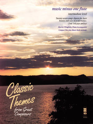 Music Minus One - Classic Themes from Great Composers - Flute - Book/CD