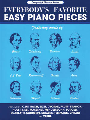 Hal Leonard - Everybodys Favorite Easy Piano Pieces - Book