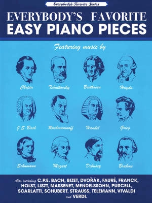 Hal Leonard - Everybodys Favorite Easy Piano Pieces - Book