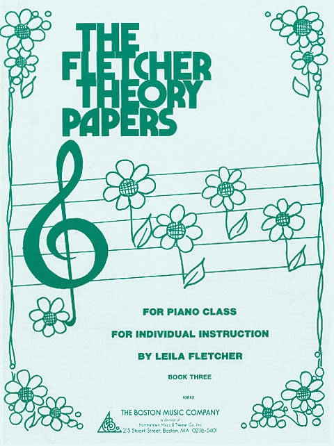 The Fletcher Theory Papers, Livre 3 - Piano - Livre