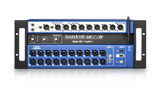 Soundcraft - Ui24R 24-Channel Digital Mixer/USB Multi-Track Recorder with Wireless Control