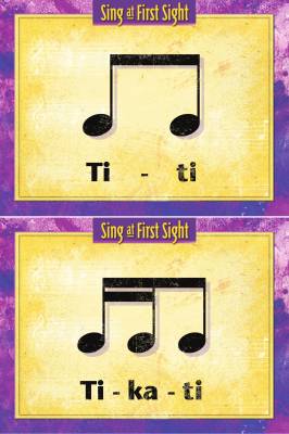 Sing at First Sight Accessory Pack: 32 Solfege and Rhythm Syllable Posters - Classroom Poster Set