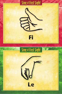 Sing at First Sight Accessory Pack: 32 Solfege and Rhythm Syllable Posters - Classroom Poster Set