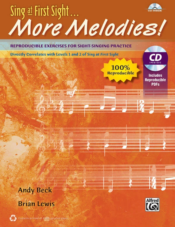Sing at First Sight . . . More Melodies! - Beck/Lewis - Book/CD-ROM