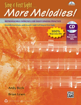 Alfred Publishing - Sing at First Sight . . . More Melodies! - Beck/Lewis - Book/CD-ROM