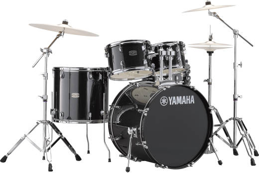 Yamaha - Rydeen 5-Piece Drum Kit (20,10,12,14,SD) with Hardware - Black Glitter