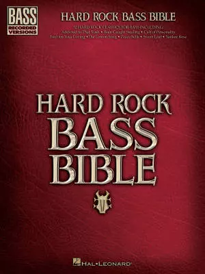 Hal Leonard - Hard Rock Bass Bible - Guitar basse - Livre