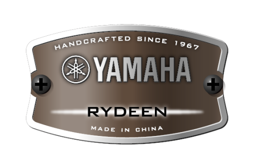 Rydeen 5-Piece Drum Kit (20,10,12,14,SD) with Hardware - Burgundy Glitter