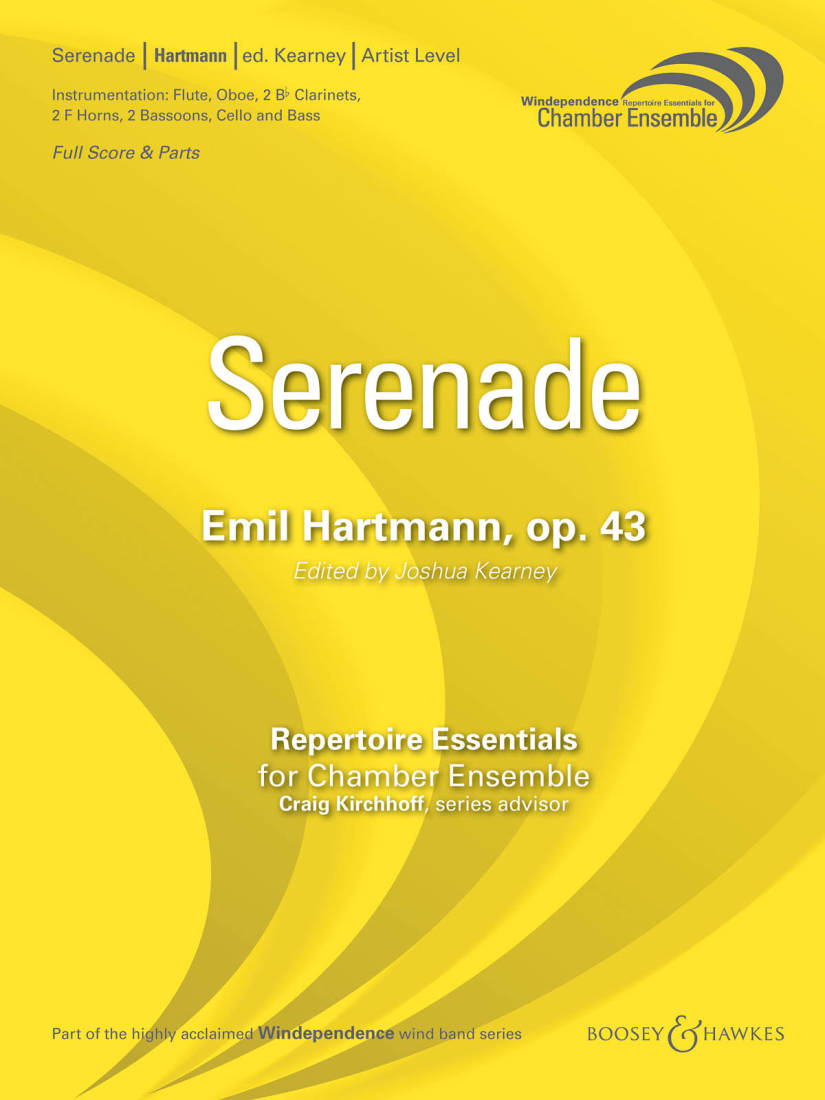 Serenade, Op. 43 - Hartmann/Kearney - Chamber Ensemble - Score/Parts