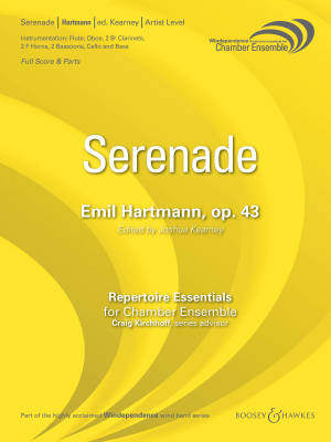 Serenade, Op. 43 - Hartmann/Kearney - Chamber Ensemble - Score/Parts