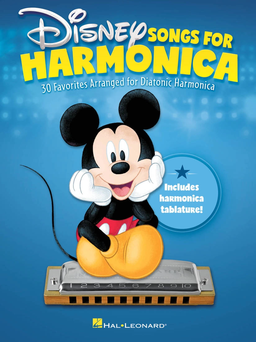 Disney Songs for Harmonica - Diatonic Harmonica - Book